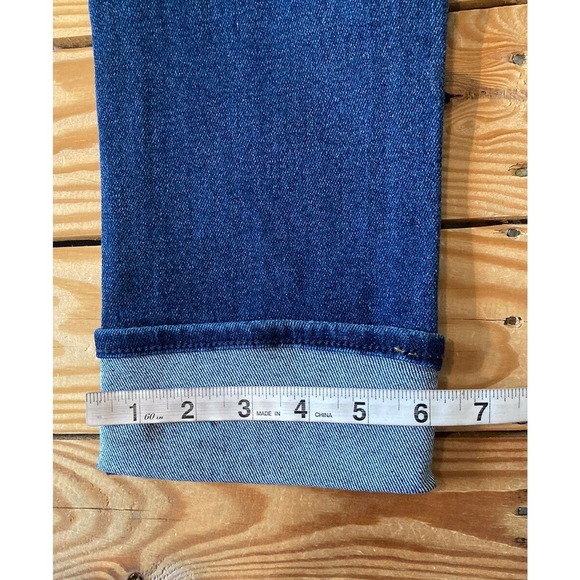 NEW Serra Retreat Roll Cuff Straight Leg Jeans Size 00 Women’s Blue - Picture 7 of 9